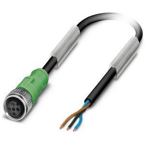 Konfektioniertes Sensor-Aktor-Kabel - Sensor-/Aktor-Kabel SAC-3P- 1,5-PUR/M12FS - 1694486