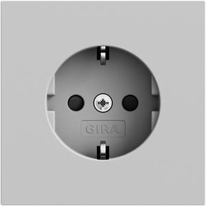 Steckdose - SCHUKO-Steckdose SP System 70 Grau matt lack. - 445376