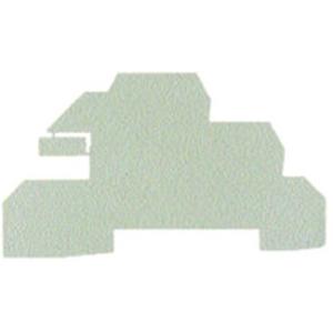 Abschluss- und Zwischenplatte für Reihenklemme - Abschluss- und Zwischenplatte WAP WDL2.5/S - 1067700000