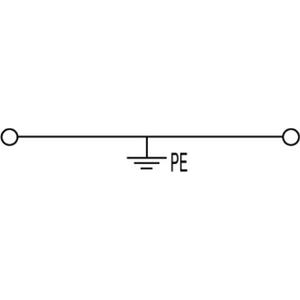 Schutzleiter-Reihenklemme - Erdungsklemme WPE 16N - 1019100000
