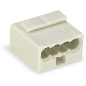 Steckklemme - MICRO-Verbindungsdosenklemme 4-Leiter-Klemme 4-polig gelb - 243-504