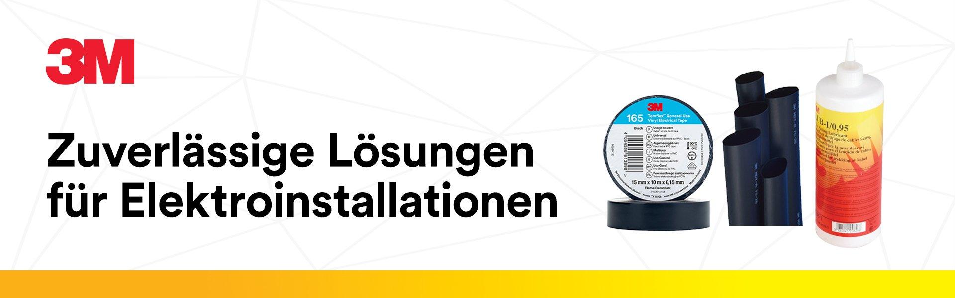 Zuverlässige Lösungen für Elektroinstallationen von 3M