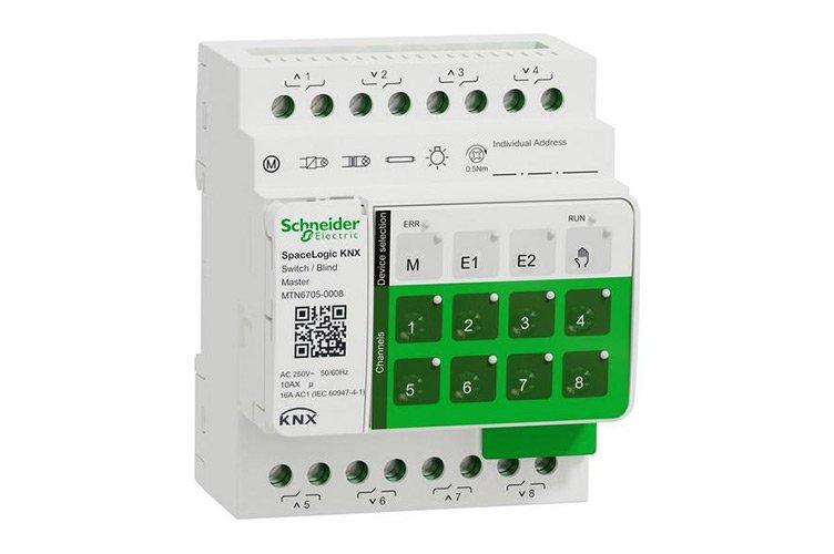 SpaceLogic KNX Schalter/Jalousie 8-fach, Master