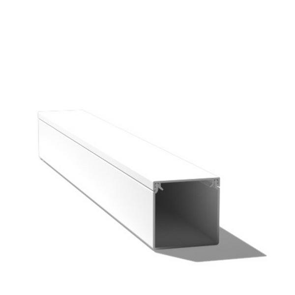 Duct PVC Mini 25 X 25mm X 4M White, Ideal Electrical Catalogue Cable Management Duct Mini Maxi Trunking - Construction Supplies Australia