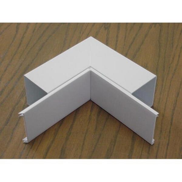 Duct Internal Angle Maxi Trunking 75X75 White, Ideal Electrical Catalogue Cable Management Duct Inner Corner For Wall Duct - Construction Supplies Australia