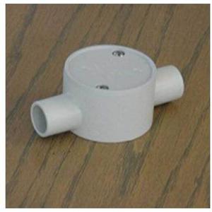 JUNCTION BOX 20MM 2WAY RIGID ENTRY - GREY