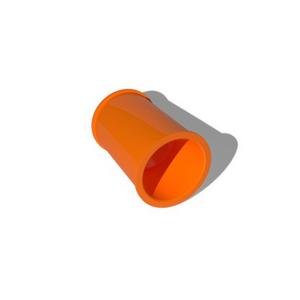 COUPLING PVC PRESSURE PIPE 100MM ORANGE