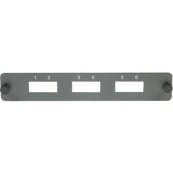 St 6 Port Panel (1-6Hp) Flat, Ideal Electrical Catalogue Data Communications Cabinets Enclosures Network Cabinet Accessories - Construction Supplies Australia
