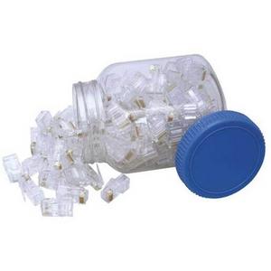 MODULAR RJ45 JACK CAT 5E ACA APPROVED 8P8C PLUG ROUND STRANDED