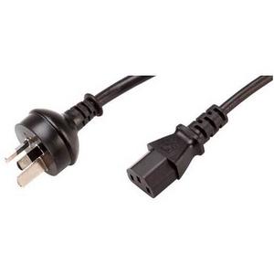 POWER CABLE IEC F TO 3 PIN PLUG 2M