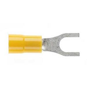 TERMINAL FORK 2.5-6.0MM2 6MM YELLOW (PKT 25)