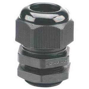 CABLE GLAND NYLON 4-6MM CABLE OD 12MM THREAD WITH LOCK RING