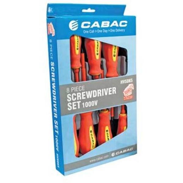 Screwdriver Set 8 Piece 1000V Vde, Ideal Electrical Catalogue Tools Instrumentation Hand Tools Screwdriver Set - Construction Supplies Australia
