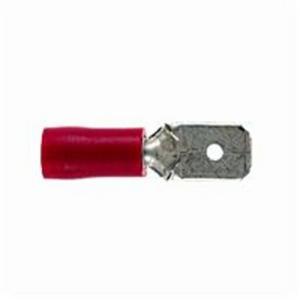 TERMINAL 50PK QUICK CONNECT TAB DOUBLE GRIP PRE-INSULATED 1.0 - 2.6MM2 6.4MM TAB BLUE