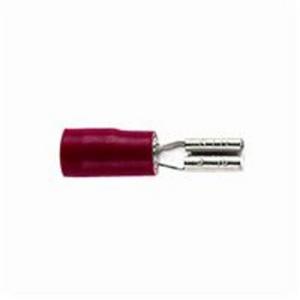 TERMINAL QUICK CONCT RECEPTACLE DBL GRP PK50 PRE-INSULATED 1.0 - 2.6MM2 6.4MM SPADE BLUE