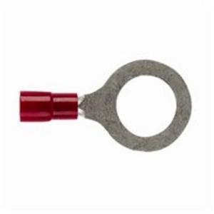 TERMINAL RING DOUBLE GRIP 0.50-1.6MM2 8MM HOLE RED (PKT 50)