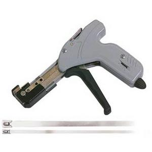 CABLE TIE STAINLESS STEEL TENSIONER AND AUTO CUTTER