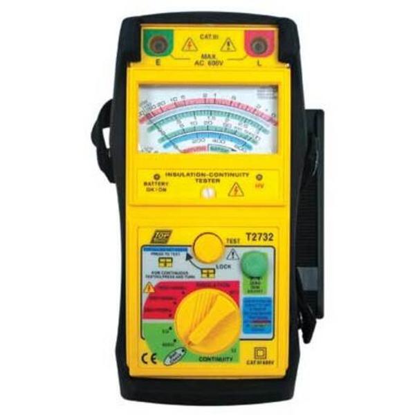 Analogue Insulation Tester, Ideal Electrical Catalogue Tools Instrumentation Test Measurement Insulation Tester - Construction Supplies Australia