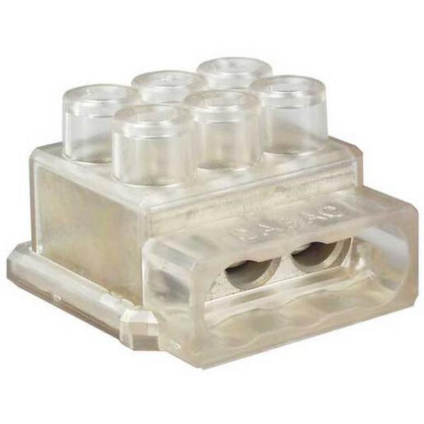 3 Way Fully Insulated Terminal Block 50mm2, Ideal Electrical Catalogue Wiring Accessories Terminal Block Distribution Terminal Block - Construction Supplies Australia