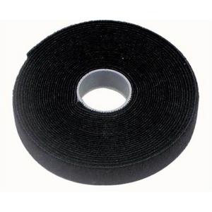 CABLE TIE HOOK AND LOOP 10MM WIDE 5M ROLL BLACK