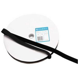 CABLE TIE HOOK AND LOOP 19MM 25 METRE ROLL BLACK