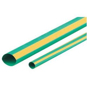 HEATSHRINK TUBING THIN WALL 10MM - 5MM X 1.2M YELLOW/GREEN