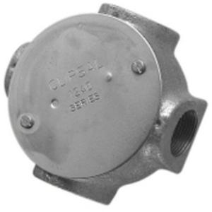 JUNCTION BOX GALVANISED 25MM 2 WAY CONDUIT FITTING