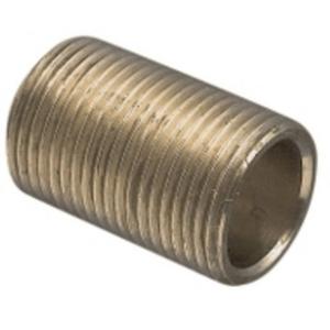 NIPPLE SCREWED BRASS 32MM CONDUIT FITTING