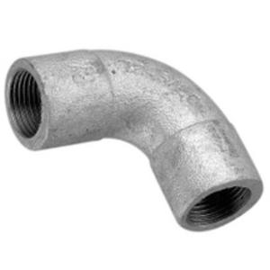 ELBOW SOLID GALVANISED 25MM CONDUIT FITTING