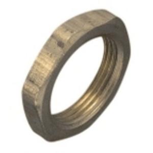 LOCK NUT HEX BRASS 25MM CONDUIT FITTING