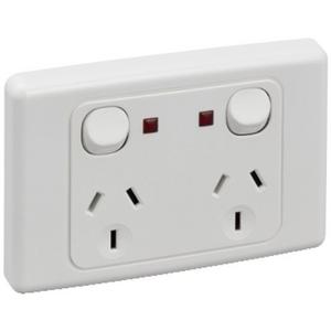 DGPO WITH SHUTTERS + INDICATORS WHITE 10A