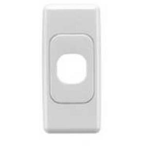 SWITCH GRID AND PLATE ARCHITRAVE 1 GANG WHITE