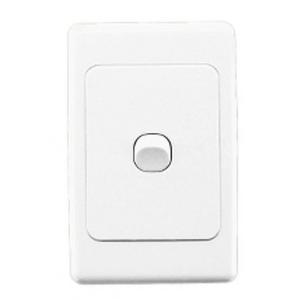 SWITCH 1 GANG WEATHERPROOF IP66 WHITE