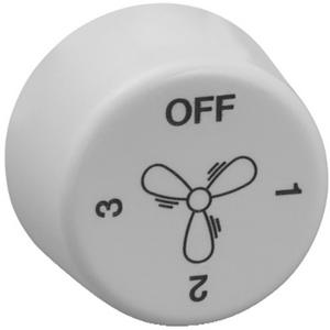 CONTROLLER FAN SPEED 2000 SERIES KNOB ONLY WHITE