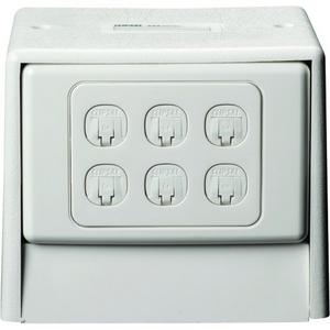 OUTLET FLOOR 1GANG SUITS 2 STANDARD PLATES