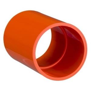 COUPLING PVC 50MM CONDUIT FITTING ELECTRIC ORANGE