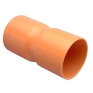 COUPLING PVC 80MM CONDUIT FITTING ELECTRIC ORANGE