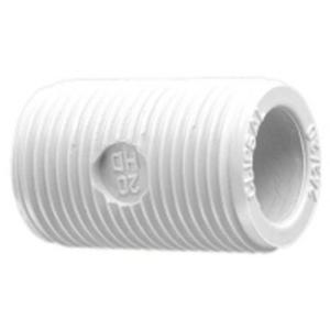 NIPPLE PVC 16MM CONDUIT FITTING GREY