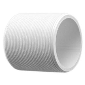 NIPPLE PVC 50MM CONDUIT FITTING GREY