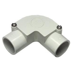 ELBOW INSPECTION PVC 32MM CONDUIT FITTING GREY