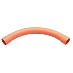 BEND LONG SWEEP PVC 50MM CONDUIT FITTING ORANGE