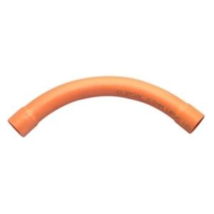 BEND LONG SWEEP PVC 63MM CONDUIT FITTING ORANGE