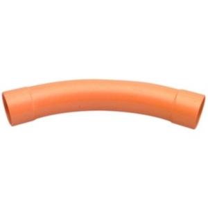 BEND LONG SWEEP 45 DEGREE PVC 50MM CONDUIT FITTING ORANGE