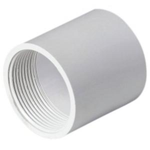 COUPLING PLAIN TO SCREWED PVC 32MM CONDUIT FITTING GREY