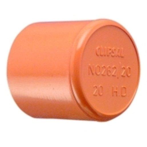 Clipsal 262/50-EO | Conduit End Cap PVC 50mm Electric Orange | End caps ...