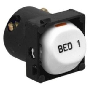 SWITCH MECHANISIM 30 SERIES 1/2WAY 10A 250V ENGRAVED BED 1 WHITE ELECTRIC