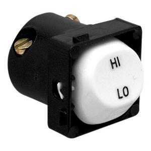 SWITCH MECHANISIM 30 SERIES 1/2WAY 10A 250V ENGRAVED HI/LO WHITE ELECTRIC