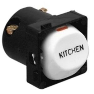 SWITCH MECHANISIM 30 SERIES 1/2WAY 10A 250V ENGRAVED KITCHEN WHITE ELECTRIC