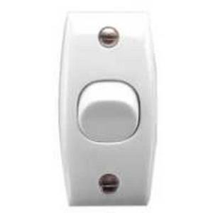 SWITCH ARCHITRAVE STANDARD SERIES 1 GANG 10A 250V MINI WHITE ELECTRIC