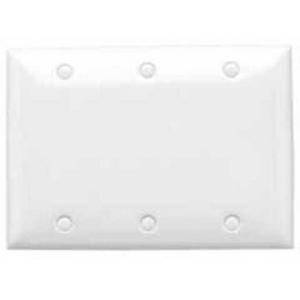 PLATE VERTICAL/HORIZONTAL STANDARD SERIES BLANK 165MM X 115MM WHITE ELECTRIC